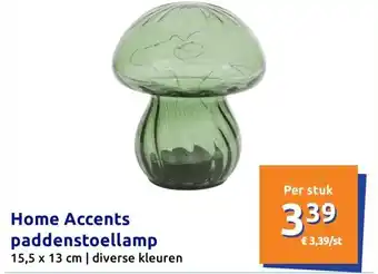 Action Home Accents paddenstoellamp aanbieding