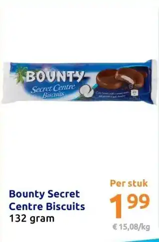 Action Bounty Secret Centre Biscuits aanbieding