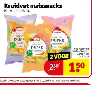 Kruidvat Kruidvat maissnacks aanbieding