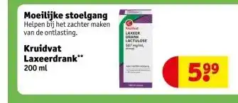 Kruidvat Kruidvat laxeerdrank aanbieding