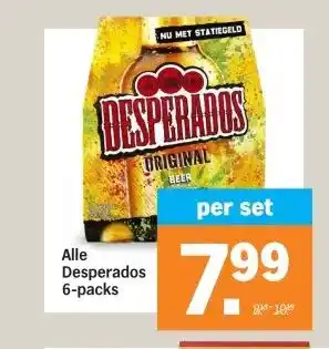 Albert Heijn Alle Desperados 6-packs aanbieding