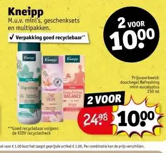 Kruidvat Kneipp aanbieding