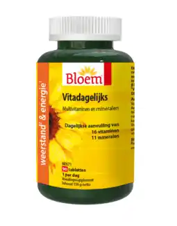 De Online Drogist Bloem Vitadagelijks Multivitaminen en Mineralen Tabletten aanbieding