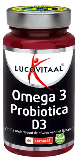 De Online Drogist Lucovitaal Omega 3 Probiotica D3 Capsules aanbieding