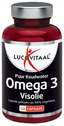 De Online Drogist Lucovitaal Omega 3 Visolie Puur Koudwater Capsules aanbieding