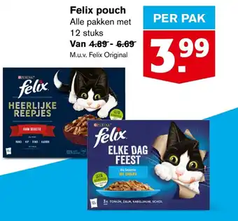 Hoogvliet Felix pouch aanbieding