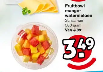 Hoogvliet Fruitbowl mango watermeloen aanbieding