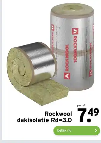 GAMMA Rockwool Dakisolatie aanbieding