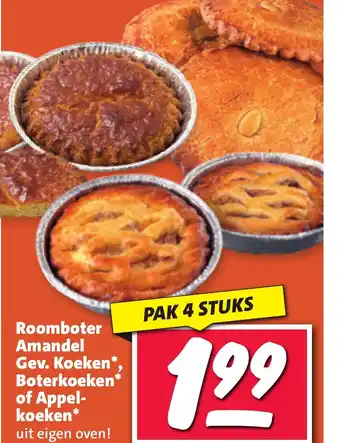 Nettorama Roomboter Amandel Gev. Koeken Boterkoeken of Appel koeken aanbieding
