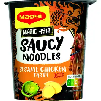 Albert Heijn Maggi Saucy noodles sesame chicken aanbieding