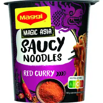 Albert Heijn Maggi Saucy noodles red curry aanbieding