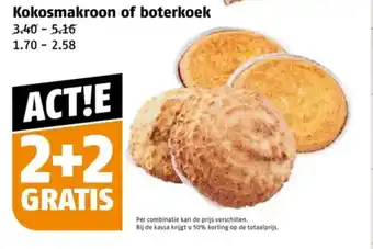 Poiesz Kokosmakroon of boterkoek aanbieding