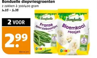 Poiesz Bonduelle diepvriesgroenten aanbieding