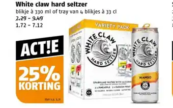 Poiesz White claw hard seltzer aanbieding