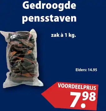 Huisdier Voordeelshop Gedroogde pensstaven aanbieding