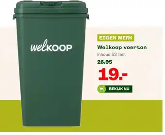 Welkoop Welkoop voerton aanbieding