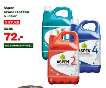 Welkoop Aspen brandstoffen aanbieding