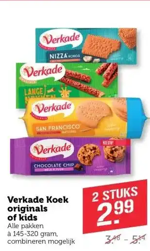 Coop Verkade koek aanbieding