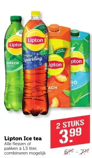 Coop Lipton Ice tea aanbieding