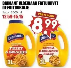 MCD Supermarkt DIAMANT VLOEIBAAR FRITUURVET OF FRITUUROLIE aanbieding