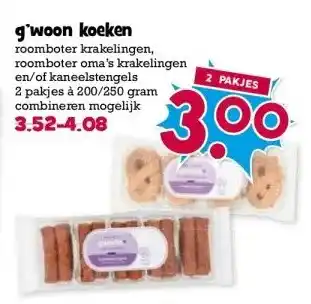 Boon`s Markt g'woon koeken aanbieding
