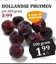 Boon`s Markt HOLLANDSE PRUIMEN aanbieding