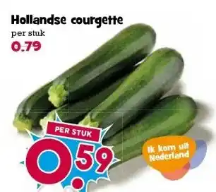 Boon`s Markt Hollandse courgette aanbieding