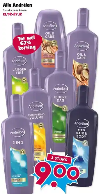 Boon`s Markt Alle Andrélon aanbieding