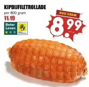 MCD Supermarkt KIPDIJFILETROLLADE aanbieding