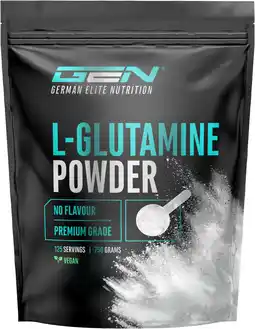 Amazon L-Glutamine Poeder - 750 g - Premium: Zuivere & Ultrafijne L-Glutamine zonder toevoegingen - 100% gemicroniseerd L-Glutamine aanbieding