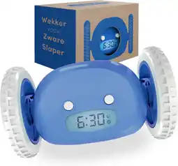 Amazon CLOCKY Wekker Digitaal op Wielen Luide Wekker voor Zware Slaper Dwarsliggers Wekker voor Dove Wekker voor Ouderen Volwassenen aanbieding