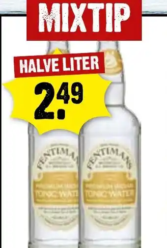 Dirck 3 FENTIMANS TONIC WATER aanbieding