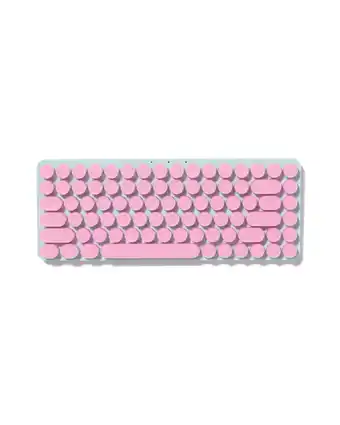 HEMA HEMA Qwerty Toetsenbord Draadloos Roze aanbieding