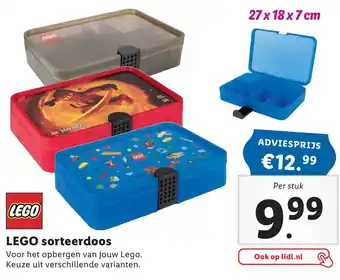 Lidl LEGO sorteerdoos aanbieding