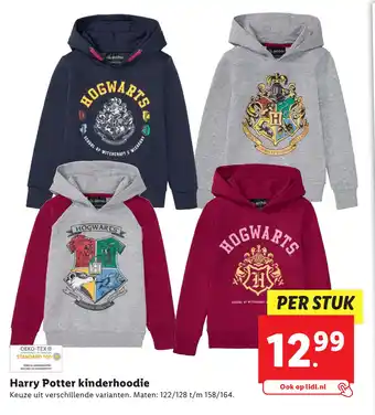 Lidl Harry Potter kinderhoodie aanbieding