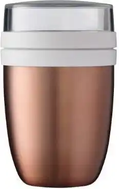 Intratuin Mepal thermos lunchpot Ellipse rose goud D 10,7 H 16,9 cm aanbieding