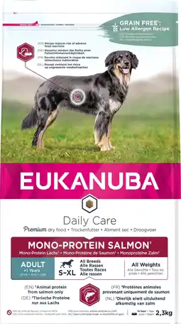 Intratuin Eukanuba hondenbrokken Mono Protein adult vis 2,3 kg aanbieding