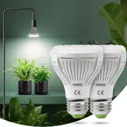 Amazon SANSI Led-plantenlamp voor binnen met volledig spectrum, 10 W (equivalent aan 150 W), E27 groeilamp voor planten, groei, bloe aanbieding