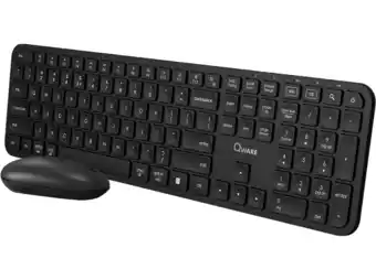 MediaMarkt Qware Eastbourne Draadloze Muis & Toetsenbord - Zwart aanbieding