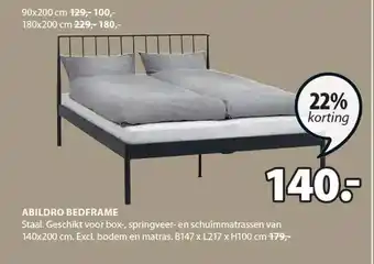 Jysk ABILDRO BEDFRAME aanbieding