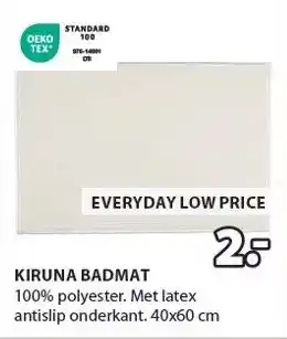 Jysk KIRUNA BADMAT aanbieding