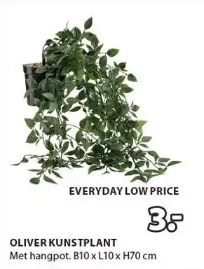 Jysk OLIVER KUNSTPLANT aanbieding