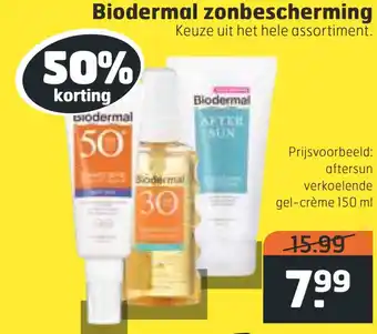 Trekpleister Biodermal zonbescherming 150ml aanbieding