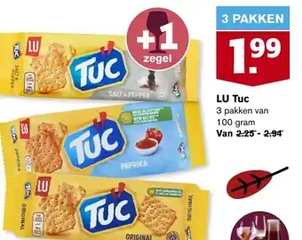 Hoogvliet LU Tuc 100 gram aanbieding