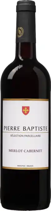 Wijnvoordeel Pierre Baptiste Merlot-Cabernet Sauvignon aanbieding