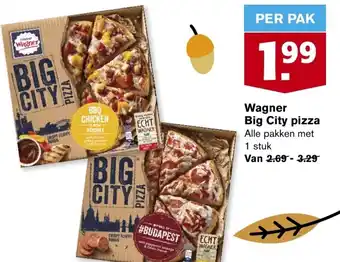 Hoogvliet Wagner Big City pizza aanbieding