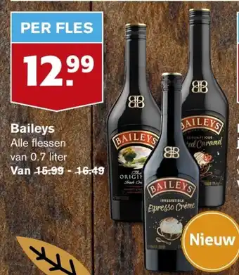 Hoogvliet Baileys 0.7 liter aanbieding