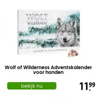 Zooplus Wolf of Wilderness Adventskalender voor honden aanbieding