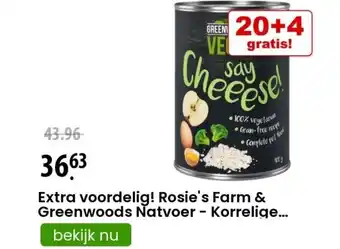 Zooplus Extra voordelig! Rosie's Farm & Greenwoods Natvoer - Korrelige aanbieding