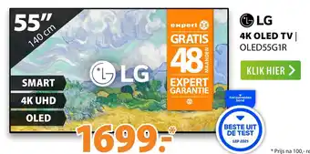 Expert LG 4K OLED TV | OLED55G1R aanbieding